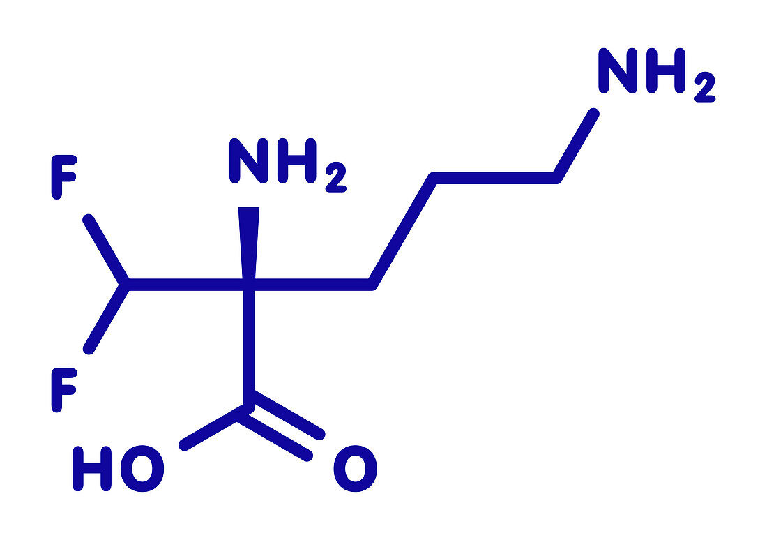 Eflornithine drug molecule