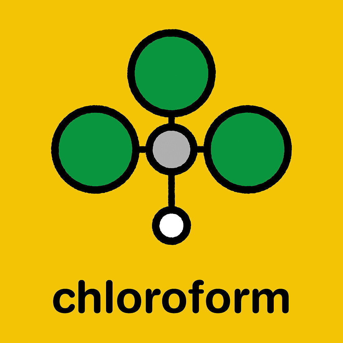Chloroform solvent molecule