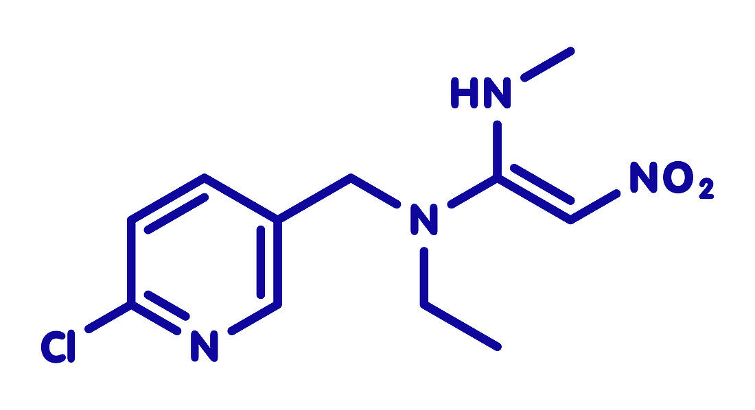 Nitenpyram insecticide molecule