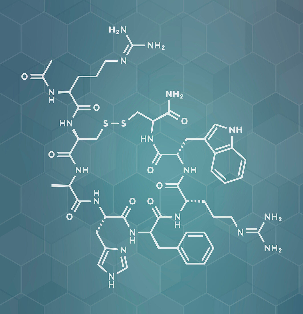 Setmelanotide drug molecule