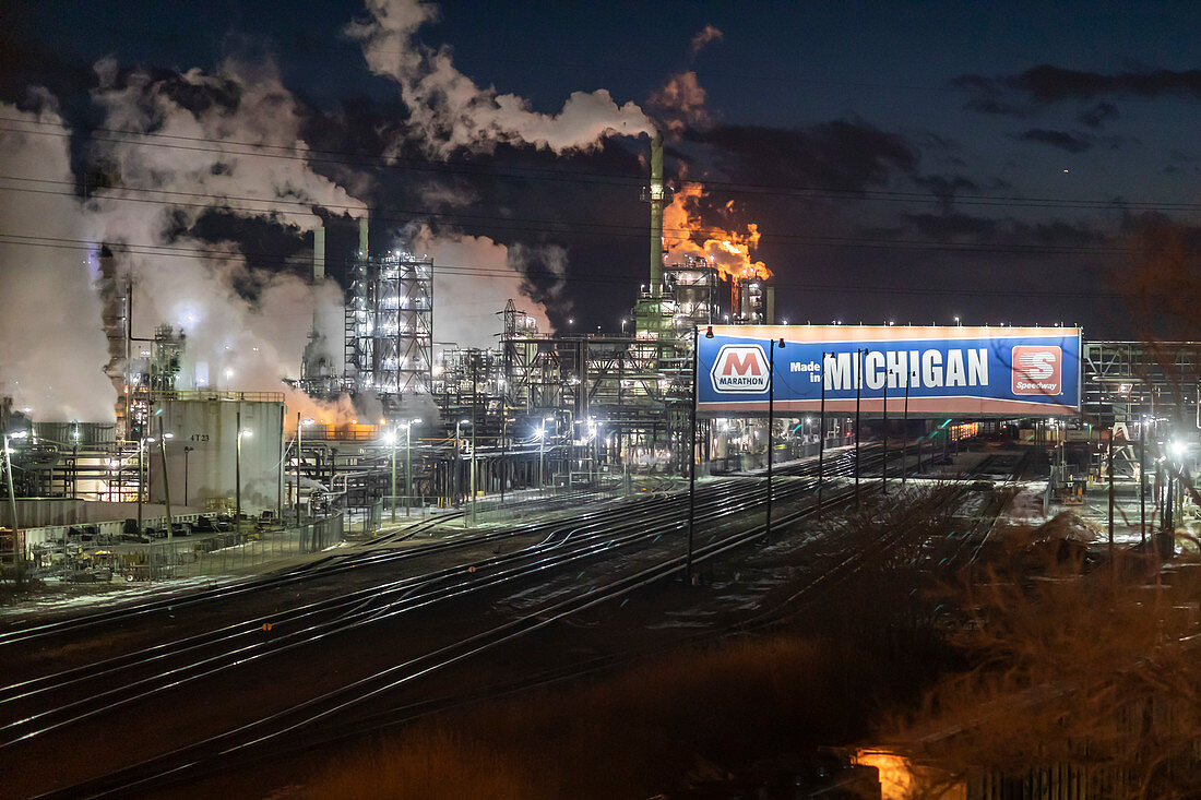 Marathon Petroleum refinery, Michigan, USA