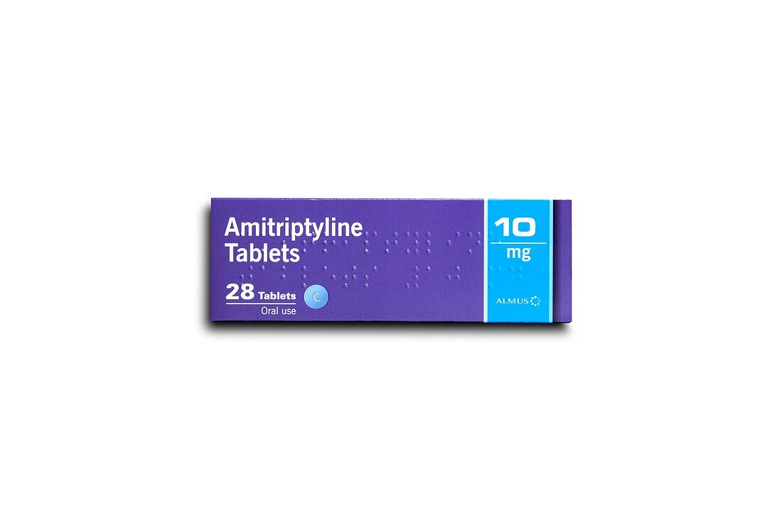 Amitriptyline drug packet