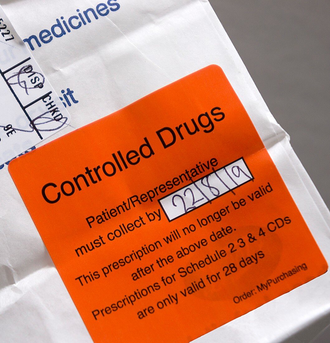 Controlled Drugs Label