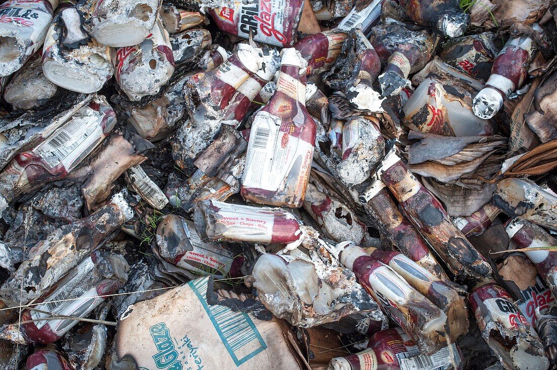 Dumped food waste.
