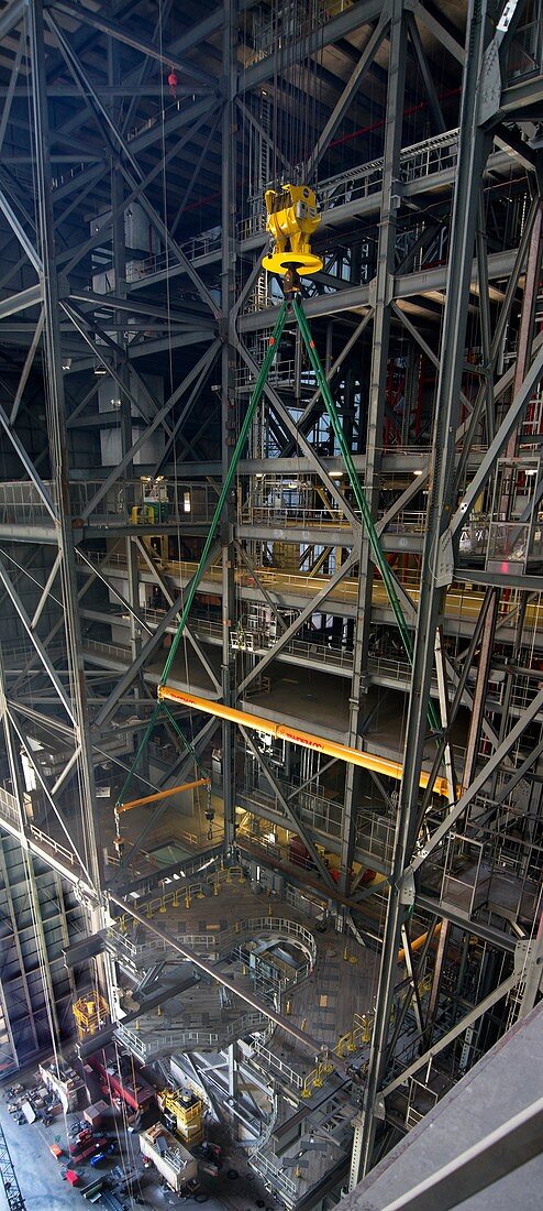 Vehicle Assembly Building interior at KSC