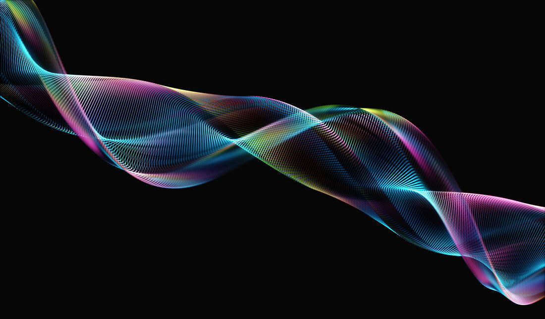 Abstract swirl shape, illustration