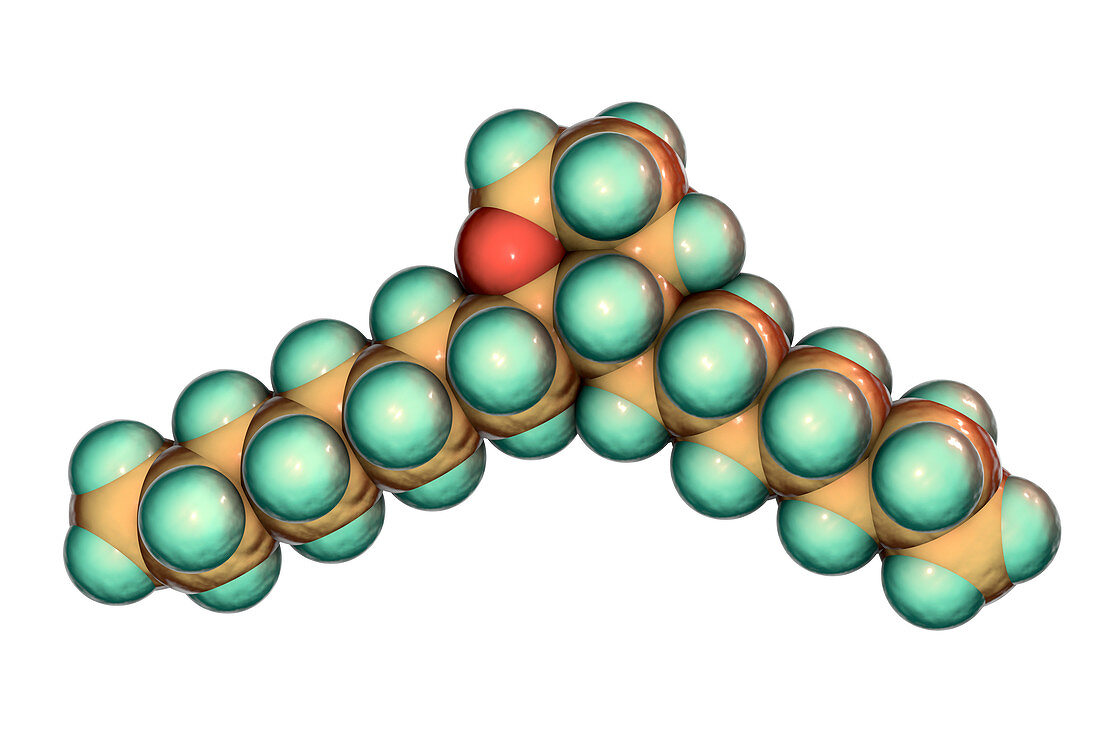 Thromboxane A2, molecular model