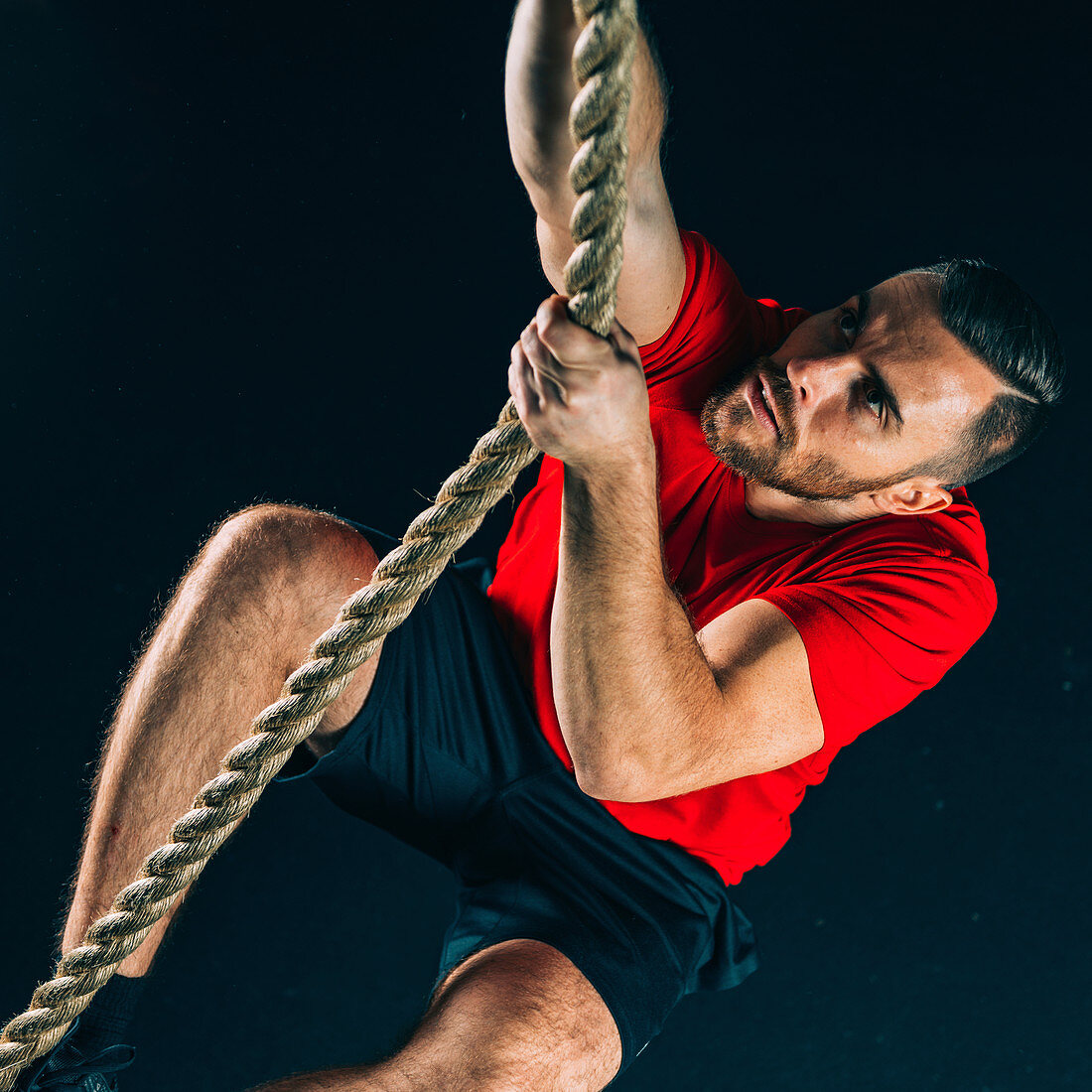 Rope climbing exercise