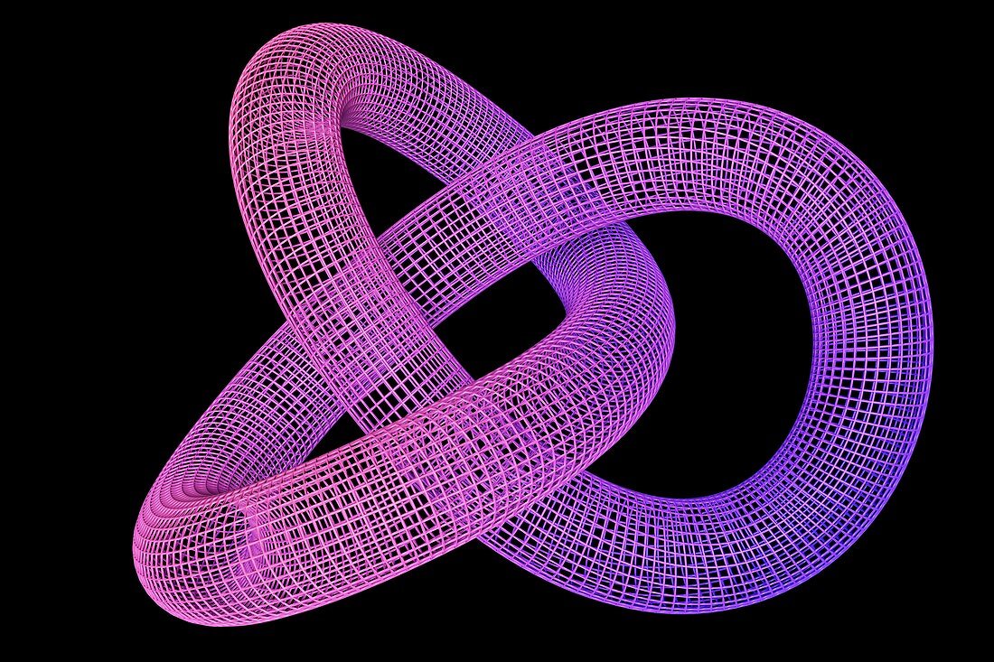 Abstract torus knot, illustration
