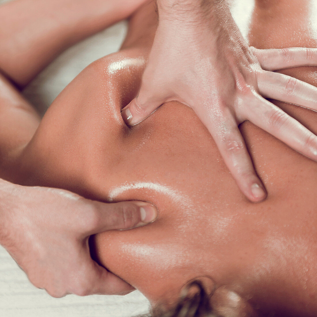 Woman having massage