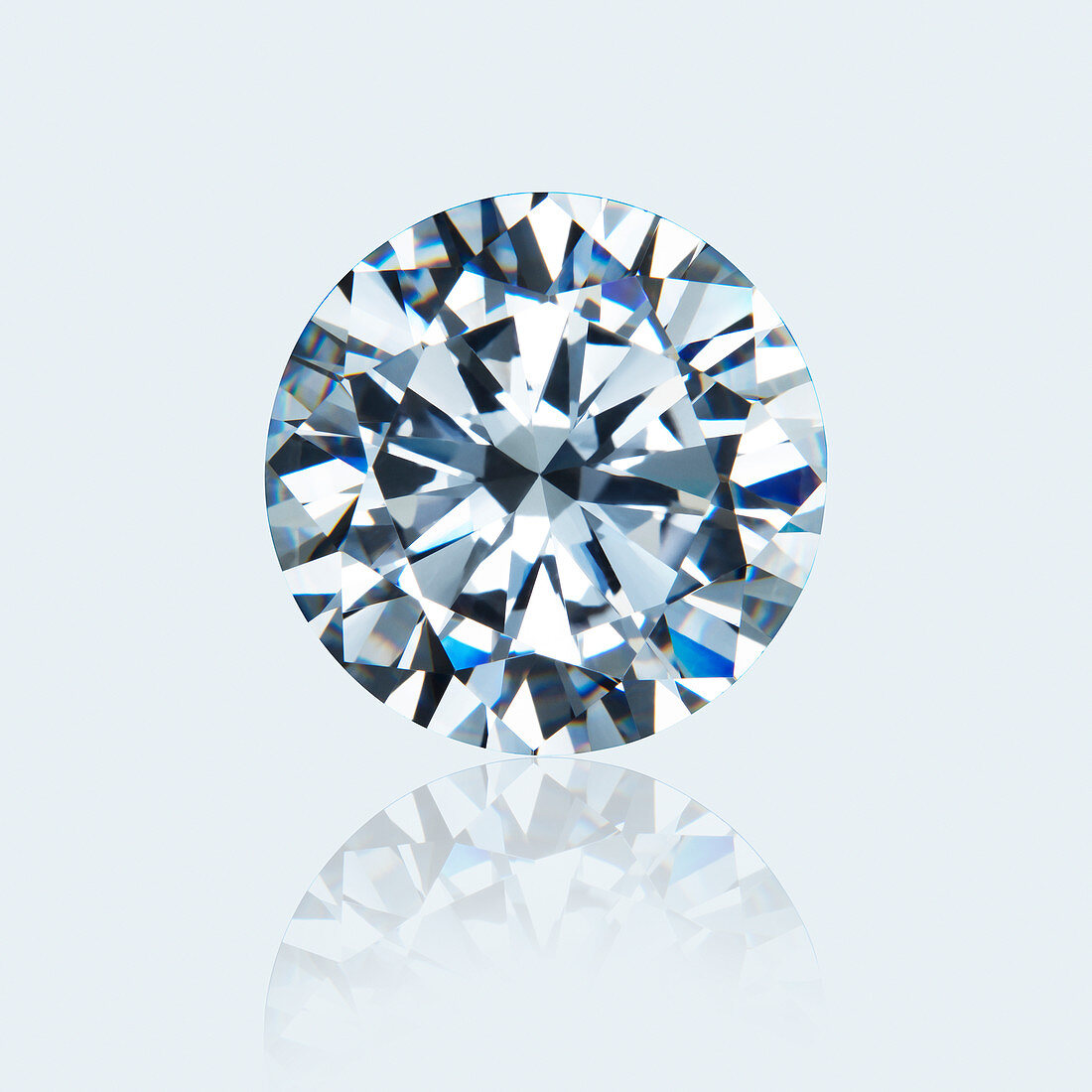 Round cut diamond