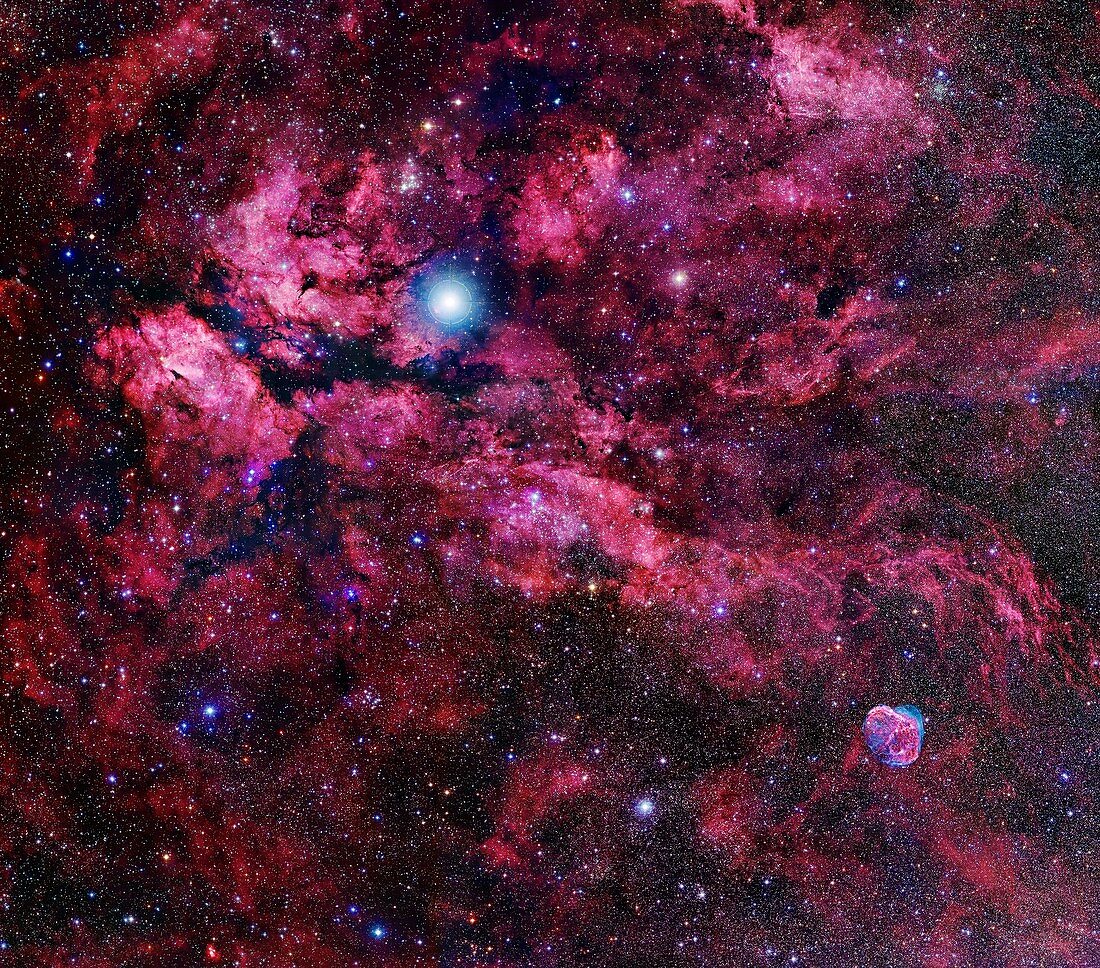 Butterfly nebula, optical image