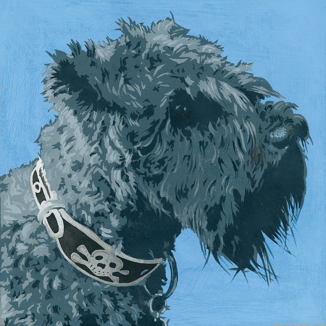 Scottish Terrier dog, illustration