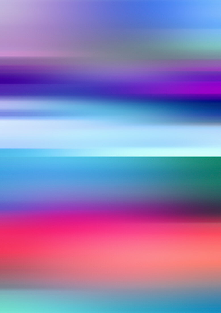 Abstract blurred colourful shapes, illustration