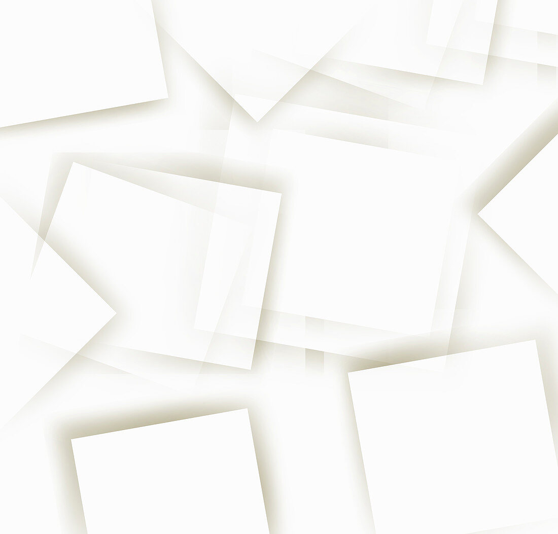 Abstract pattern of white rectangles, illustration