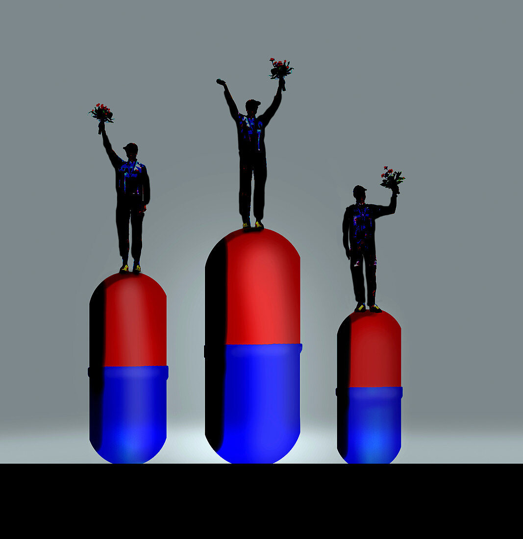 Doping in sport, illustration