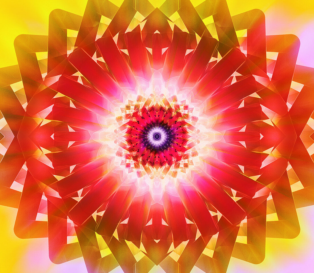 Kaleidoscope abstract illustration