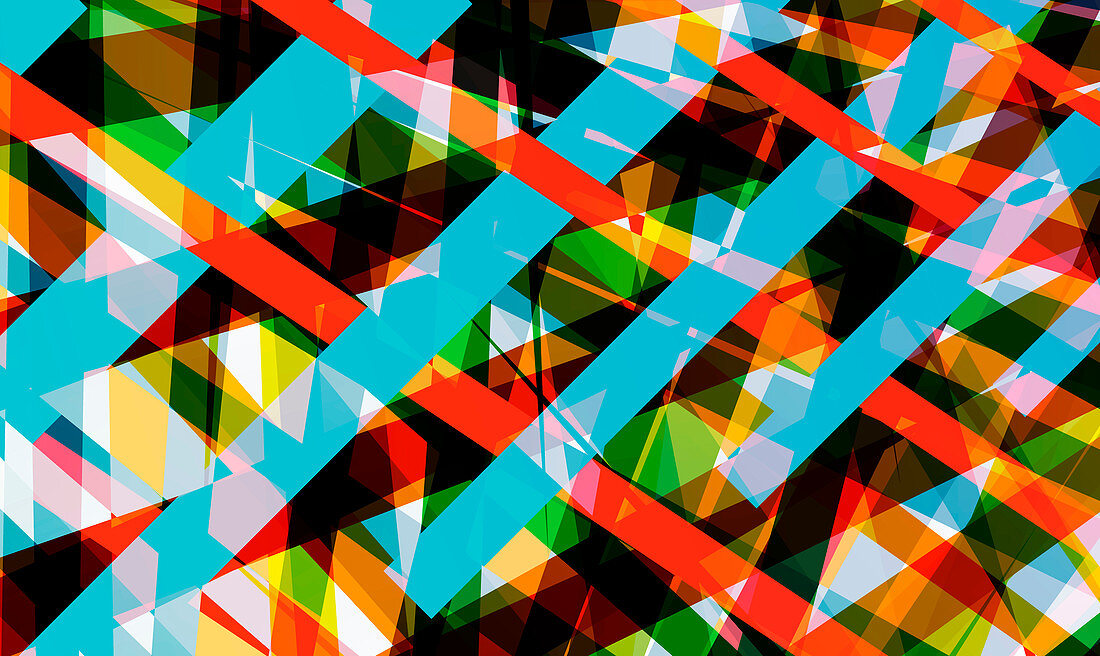 Crisscross geometric pattern, illustration