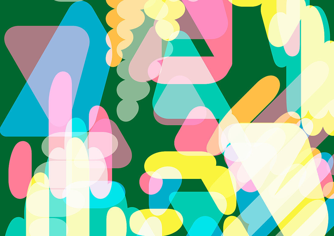 Multicoloured abstract illustration