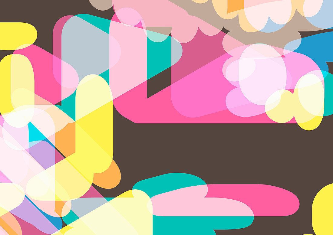 Multicoloured abstract illustration