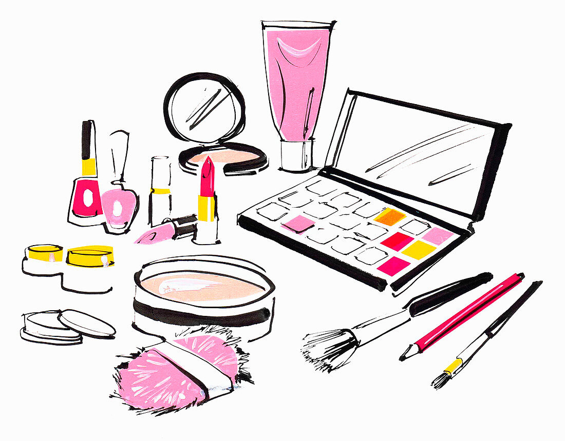 Makeup, illustration