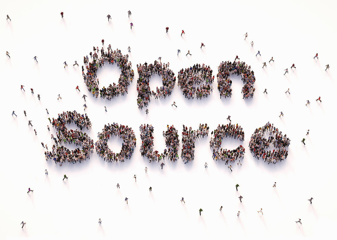Open source, conceptual illustration