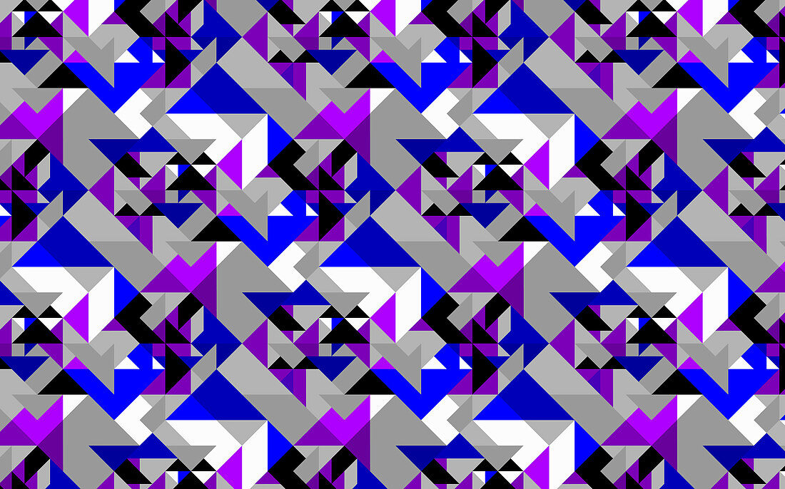 Abstract mosaic pattern, illustration
