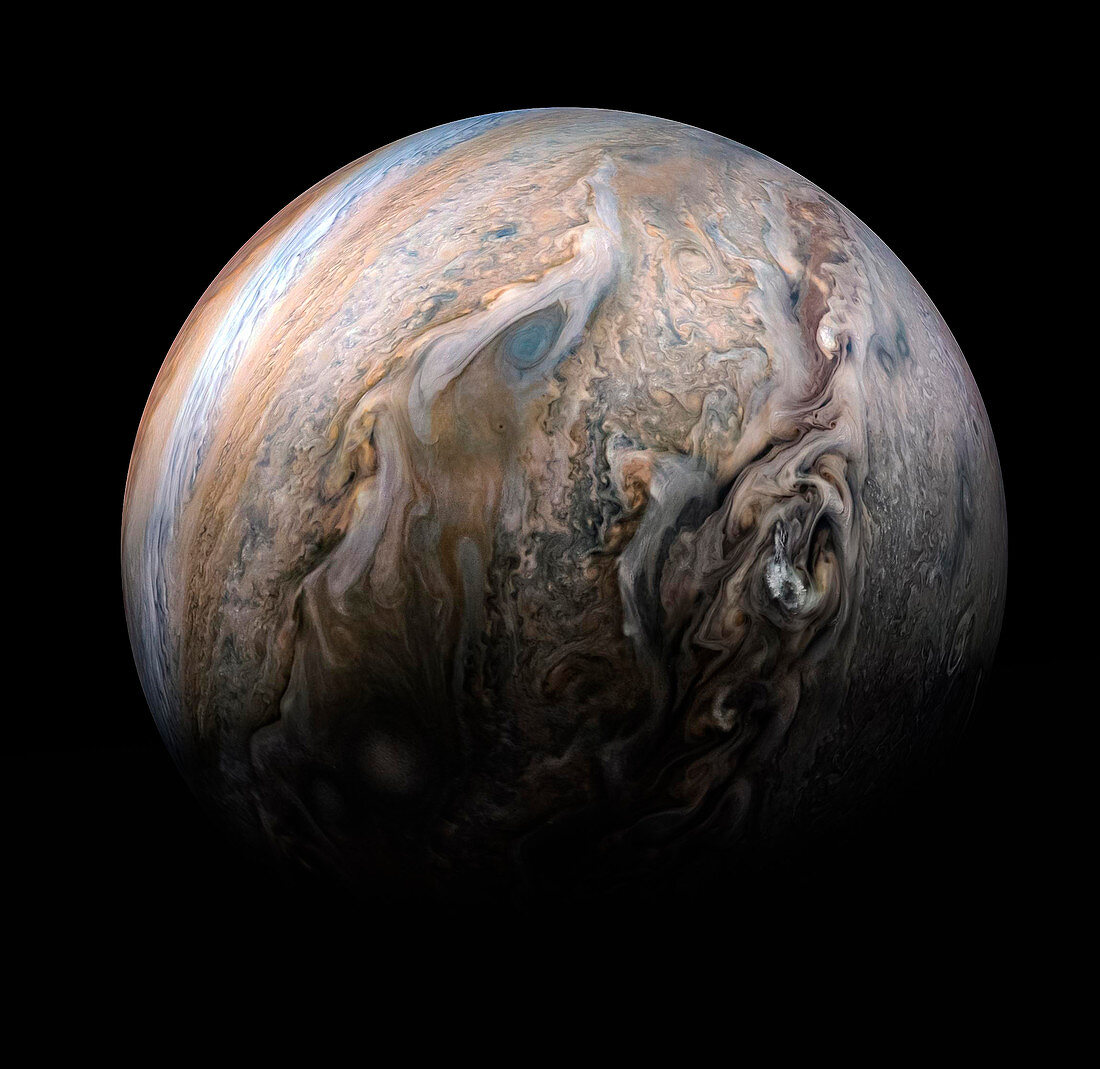 Jupiter, JunoCam image