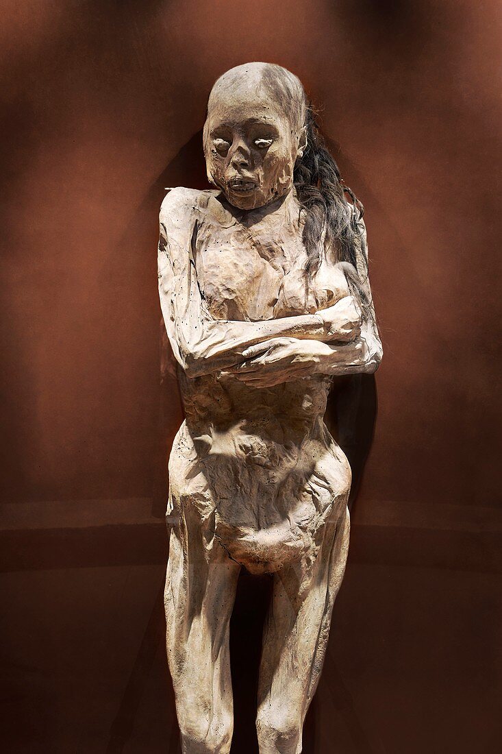 Guanajuato mummy museum, Mexico