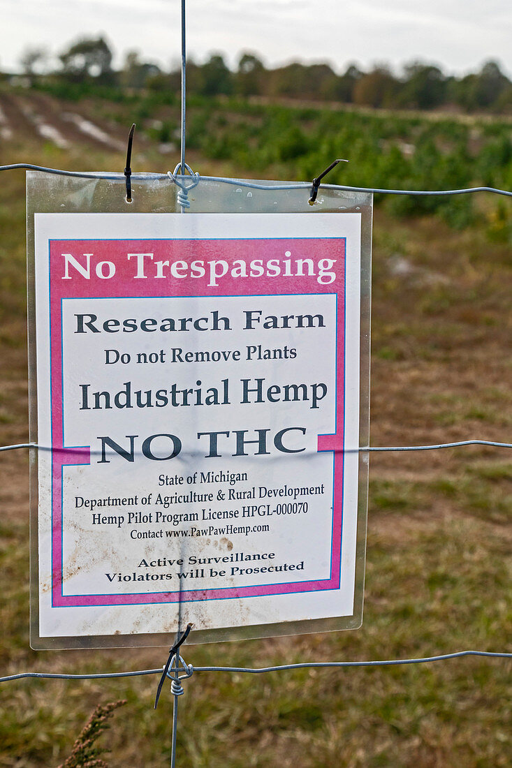Hemp farming, Michigan, USA