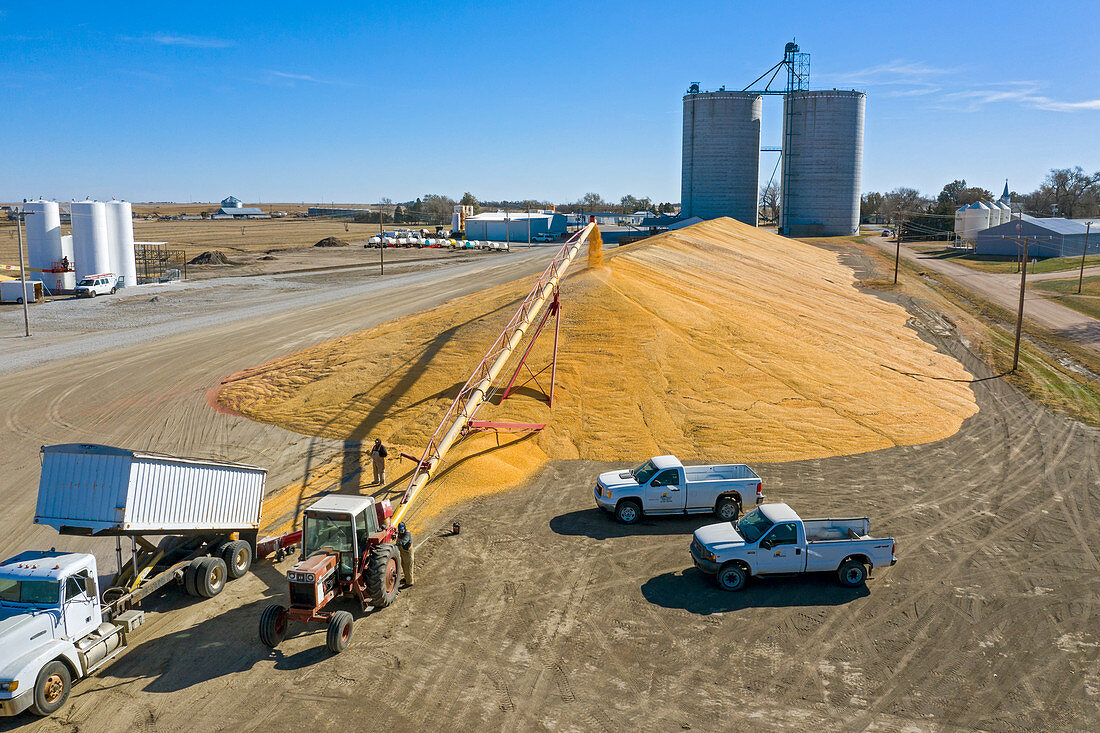 Corn farming, Nebraska, USA