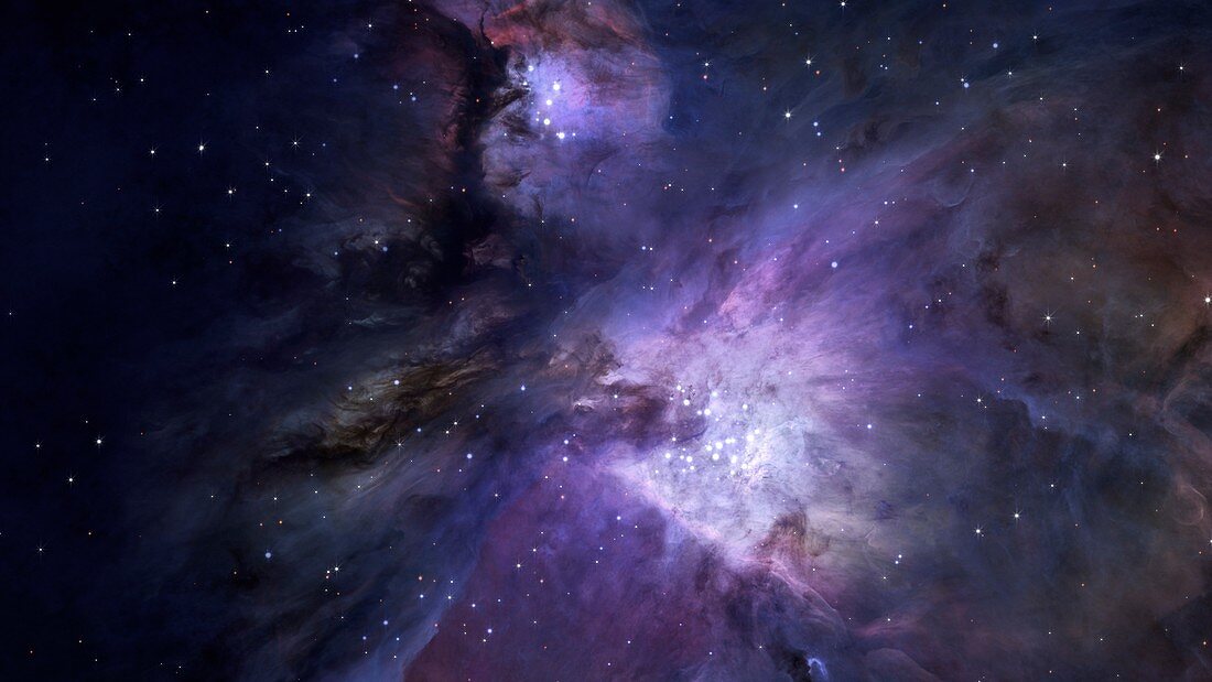Orion nebula, illustration