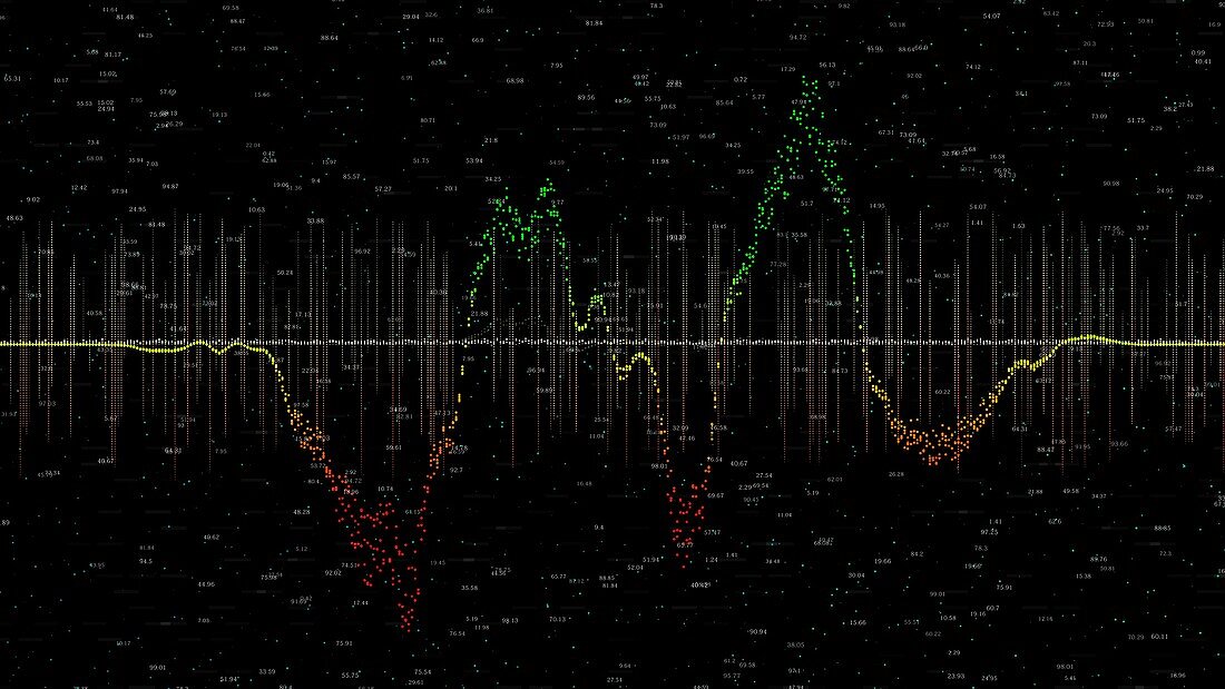 Financial data, conceptual illustration