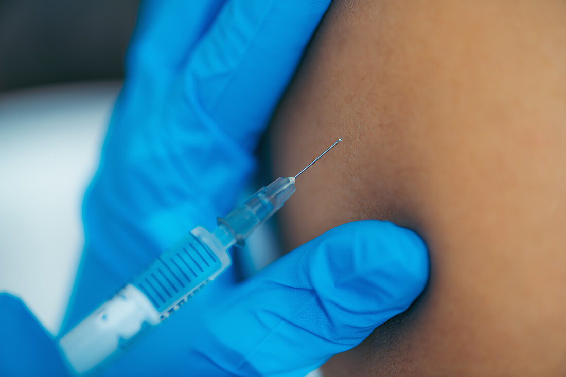 Flu vaccine administration
