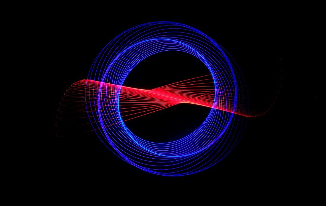 Null space,abstract light art