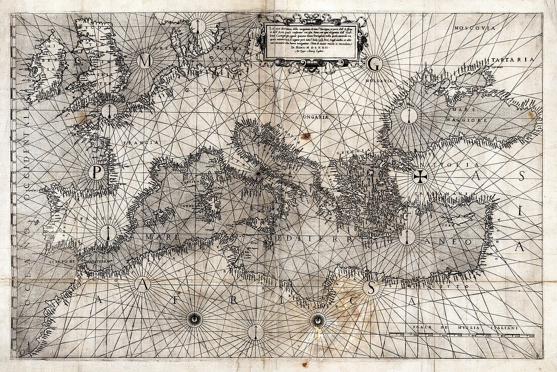 Map of Europe,16th century