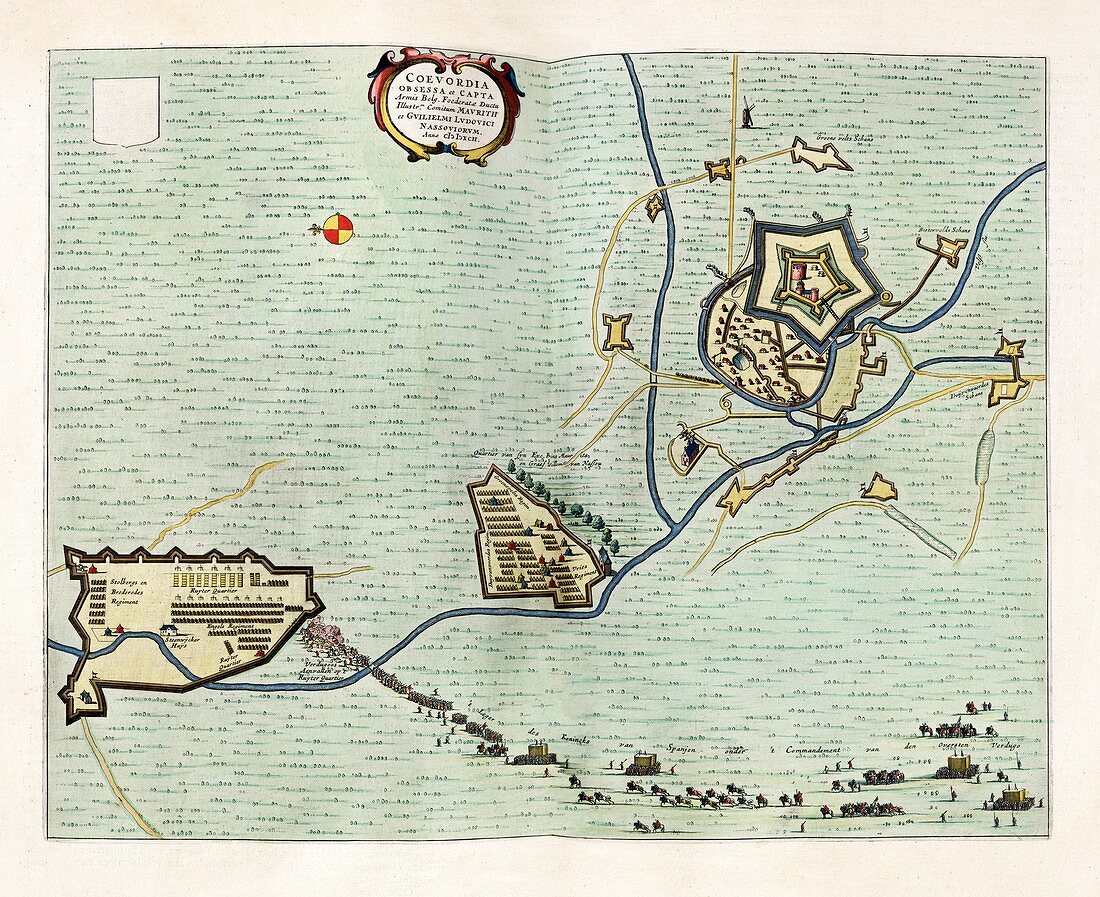 Coevorden fortifications,17th century