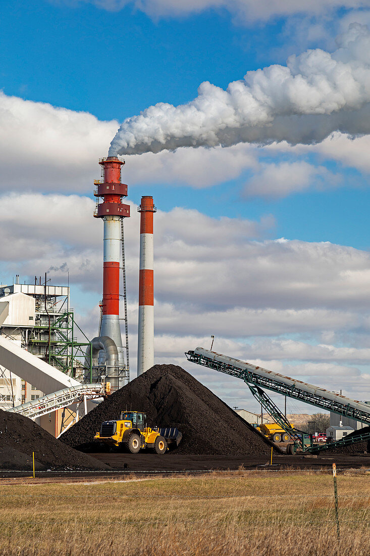 Coal-fired power plant,Montana,USA