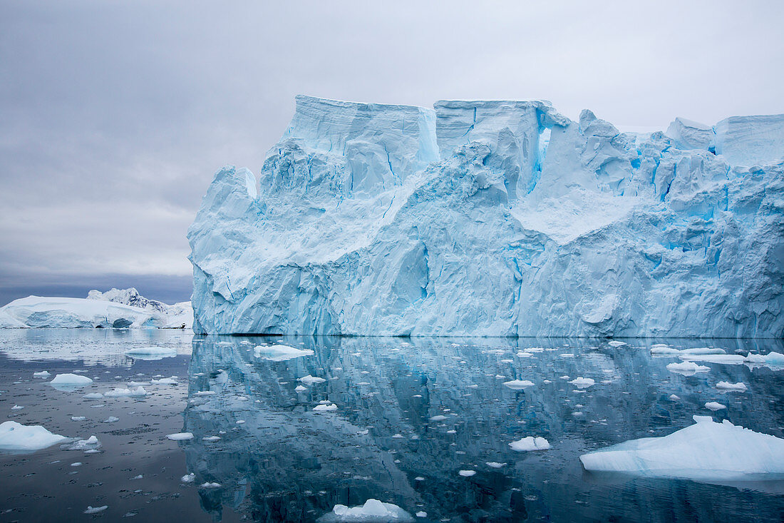 Seracs on a receding glacier