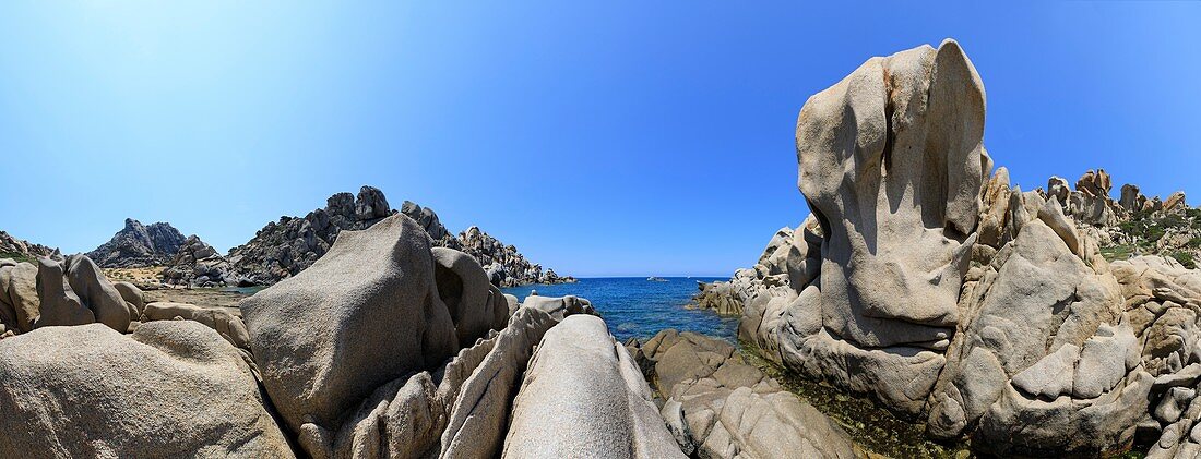 Granite on Capo Testa,Sardinia,Italy