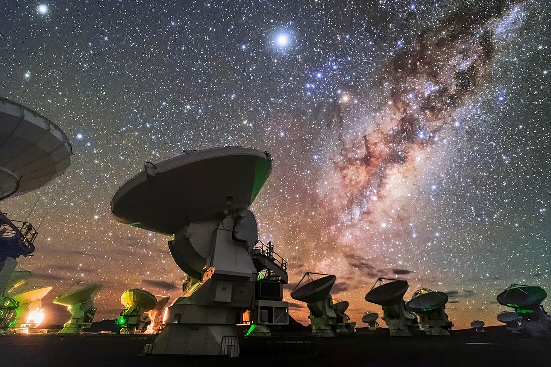 ALMA telescope array,Chile