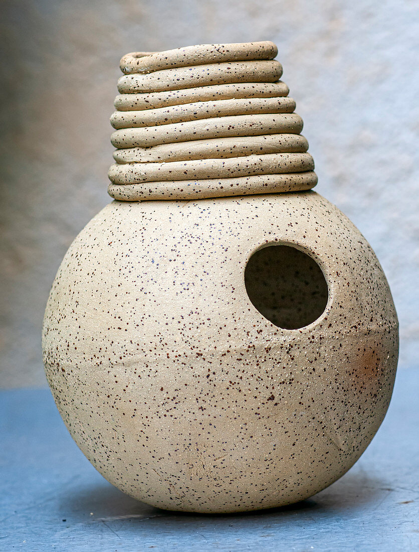 Handmade clay udu