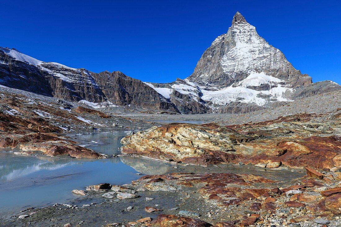 Matterhorn and metamorphic rocks
