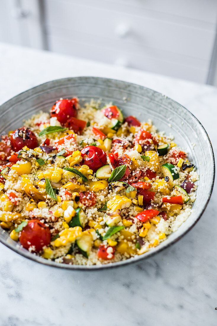 Couscous with grilled vegetable couscous