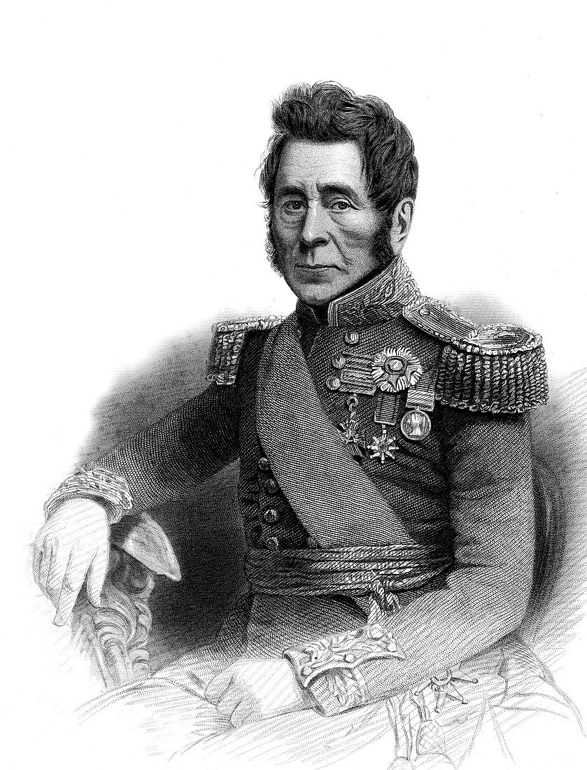 John Fox Burgoyne,British army officer,19th C illustration
