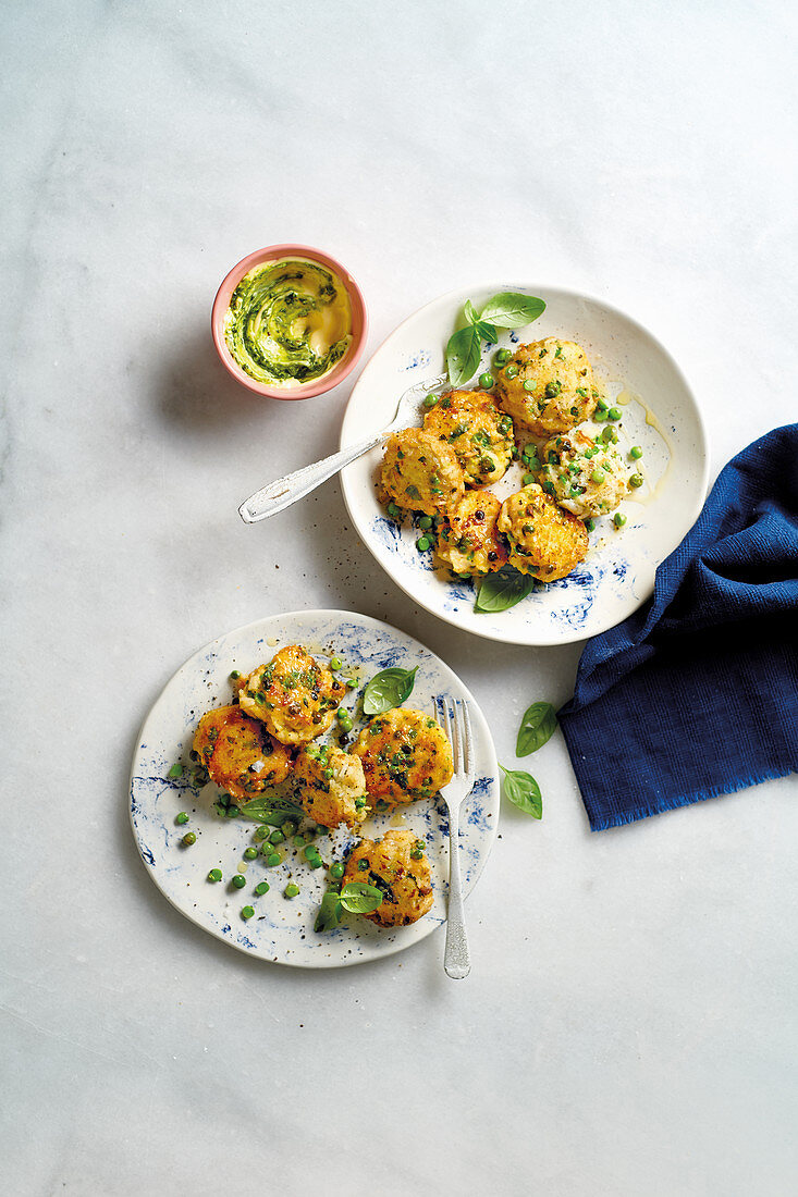 Fisch-Reis-Nuggets