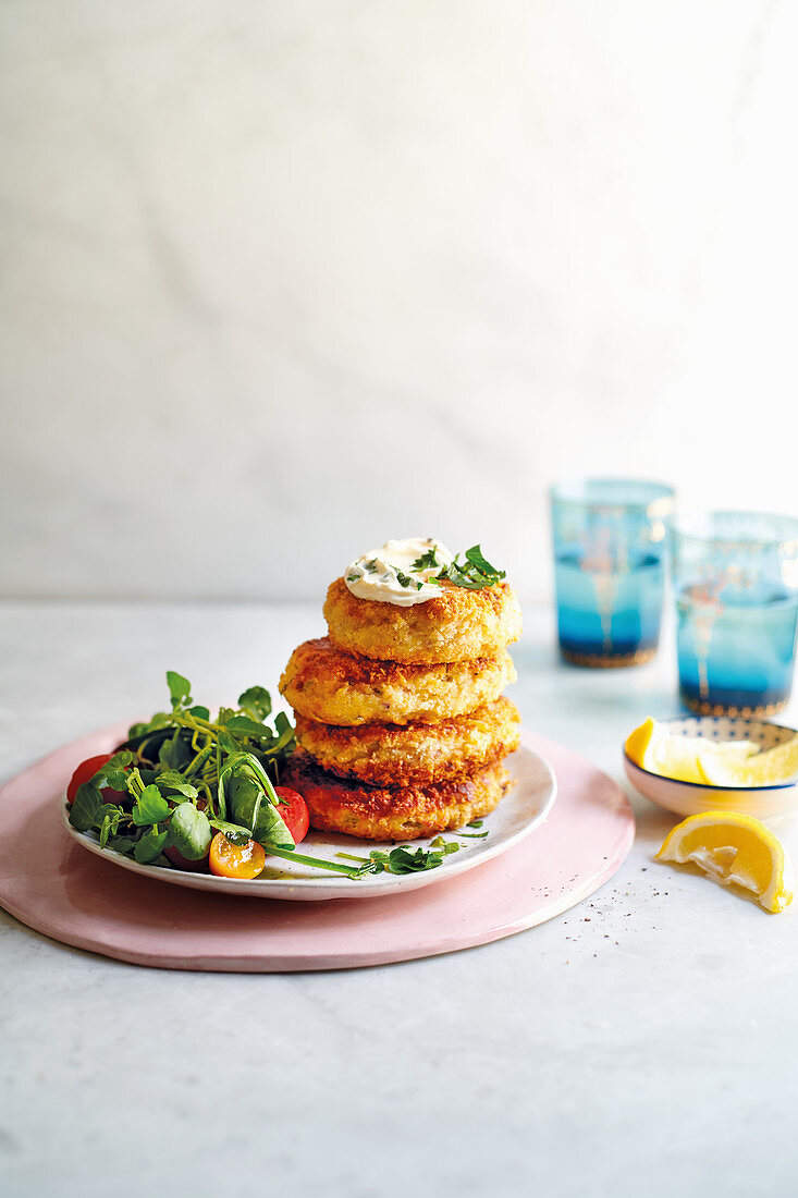 Tuna and potato fishcakes