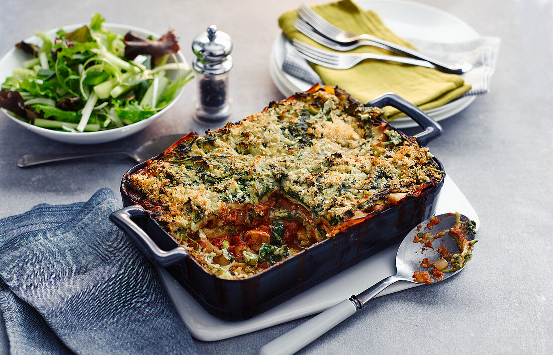 Chicken And Spinach Lasagne