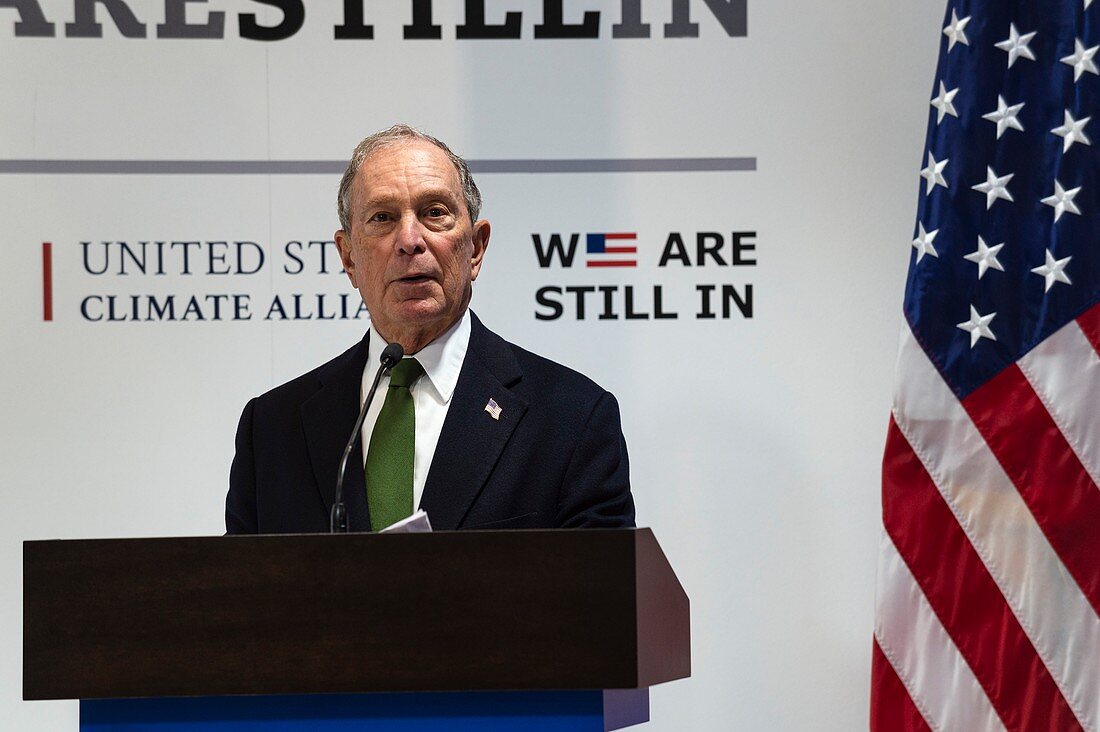 Michael Bloomberg, US politician, at COP25, Madrid, 2019