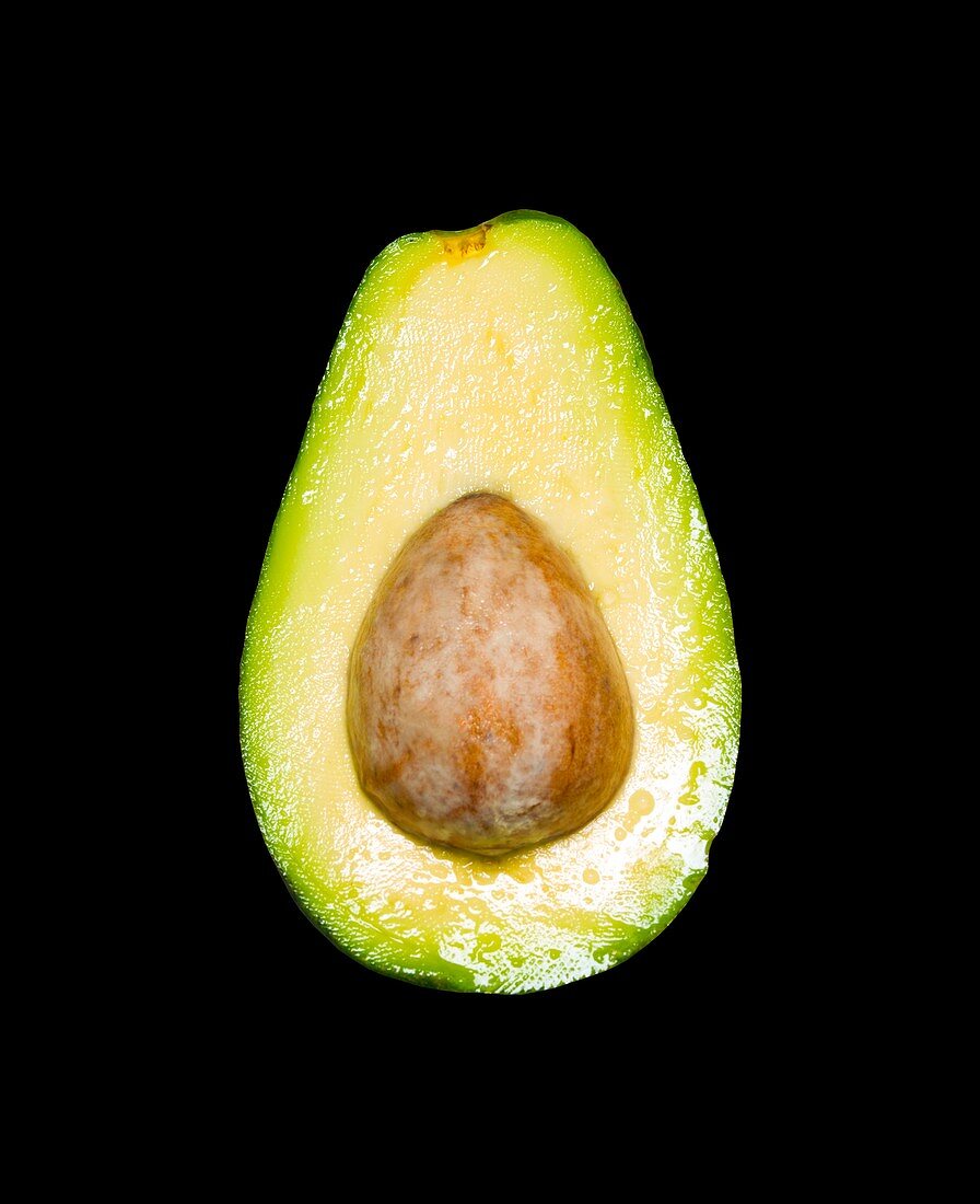Half and avocado